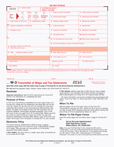 Laser W-3 Transmittal 8.5" X 11" (image for) Laser W-3 Transmittal 8.5" X 11"